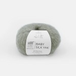 Włóczka GABO WOOL Baby Silk Yak 9562 szaro-szałwiowy