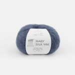 Włóczka GABO WOOL Baby Silk Yak 9917 szaro-niebieski