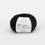 Włóczka GABO WOOL Baby Silk Yak 9500 czarny