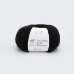 Włóczka GABO WOOL Colorful Baby Brushed 500 czarny