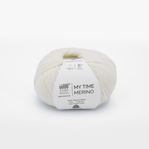 Włóczka GABO WOOL My Time Merino 100 naturalny