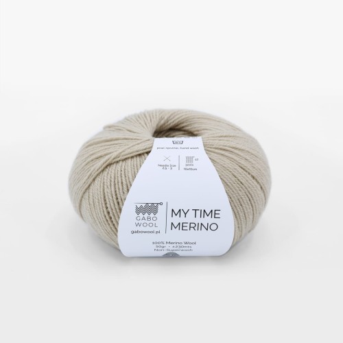 Włóczka GABO WOOL My Time Merino 9402 beż