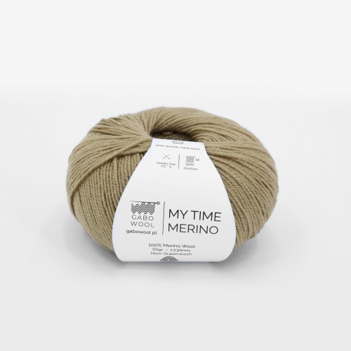 Włóczka GABO WOOL My Time Merino 9152 orzech