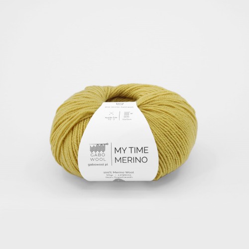 Włóczka GABO WOOL My Time Merino 9543 rumianek