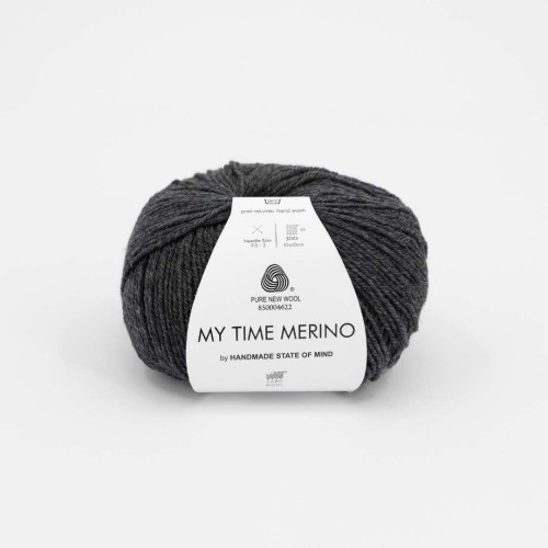Włóczka GABO WOOL My Time Merino by HSOM 9403 grafitowa stal