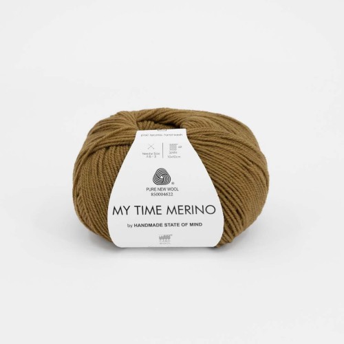 Włóczka GABO WOOL My Time Merino by HSOM 9134 wielbłądzia miękkość
