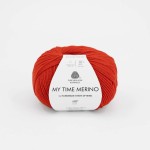 Włóczka GABO WOOL My Time Merino by HSOM 9522 czerwona pomarańcza