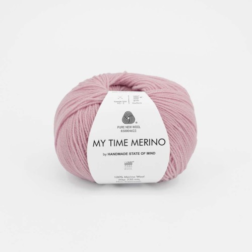 Włóczka GABO WOOL My Time Merino by HSOM 9552 koronkowy róż