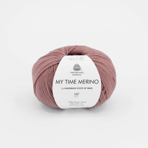 Włóczka GABO WOOL My Time Merino by HSOM 9591 pudrowy róż
