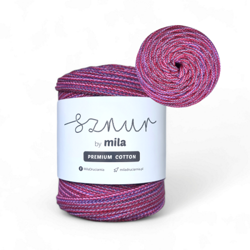 Sznurek 5 mm PREMIUM COTTON, 50m PCM121 MIX OUTLET