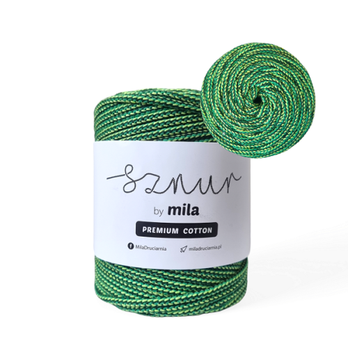 Sznurek 5 mm PREMIUM COTTON, 100m PCM116 MIX LEŚNY
