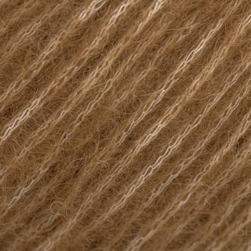 Włóczka GABO WOOL Fog 6121 brąz, tunelowa, tunel, dmuchana, lekka, merynos, prima, alpaka, alpaca