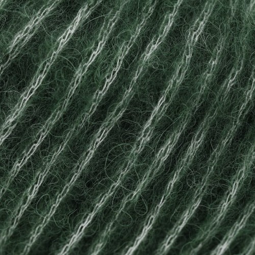 Włóczka GABO WOOL Fog 6172 leśna zieleń, tunelowa, tunel, dmuchana, lekka, merynos, prima, alpaka, alpaca