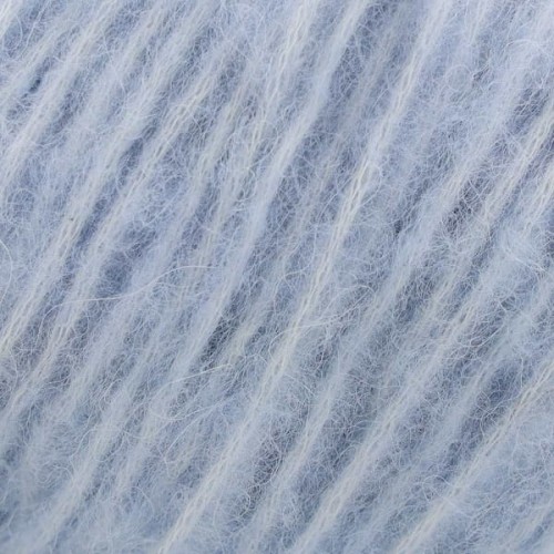 Włóczka GABO WOOL Fog 6443 lodowy błękit, tunelowa, tunel, dmuchana, lekka, merynos, prima, alpaka, alpaca