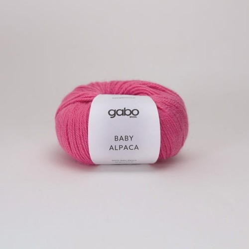 Włóczka GABO WOOL Baby Alpaca 1007 róż, alpaka, aplaca