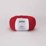 Włóczka GABO WOOL Baby Alpaca 1301 szkarłatna czerwień