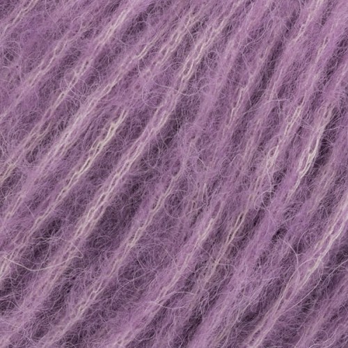 Włóczka GABO WOOL Fog 6629 liliowy, tunelowa, tunel, dmuchana, lekka, merynos, prima, alpaka, alpaca