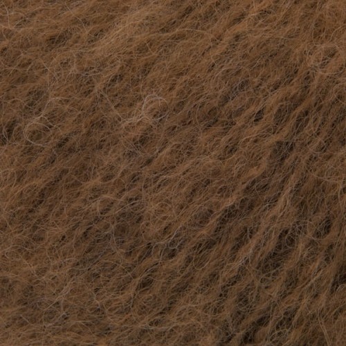 Włóczka GABO WOOL ECO Baby Brushed FTE1301 brązowy, alpaka, alpaca