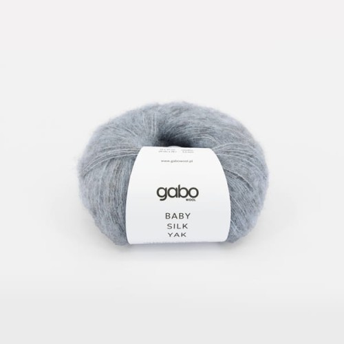 Włóczka GABO WOOL Baby Silk Yak 9452 jasny błekit