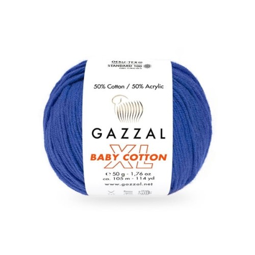 Włóczka Gazzal Baby Cotton XL 3421 chaber