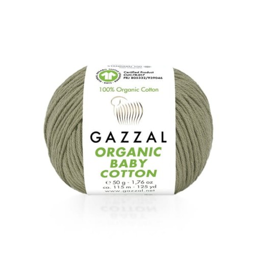 Włóczka Gazzal Organic Baby Cotton 431 beż