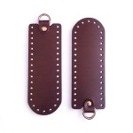 Bazy boczne, boki do torebki 19x7 cm, BB burgund