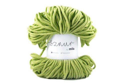 Sznurek bawełniany 5 mm, dł 100 m P42 limonka