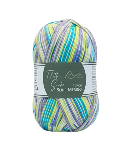 Włóczka Rellana Flotte Socke 4f. Seide-Merino 1843
