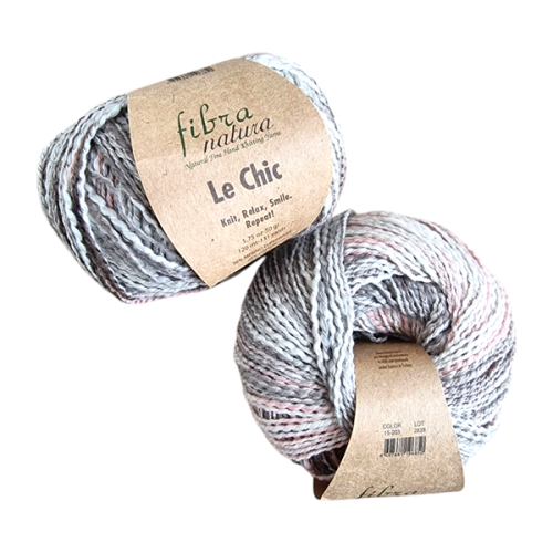 Włóczka Fibra Natura Le Chic 15-203, bawełna, bambus, len, merino