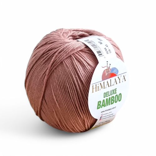 Włóczka Himalaya Deluxe Bamboo 124-43 różowe złoto, bambus, bambusowa, z bambusa