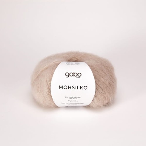 Włóczka GABO WOOL MOHSILKO 4217 marcepan