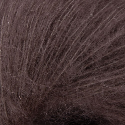 Włóczka GABO WOOL MOHSILKO 4308 ziemisty brąz, moher, jedwab, merino