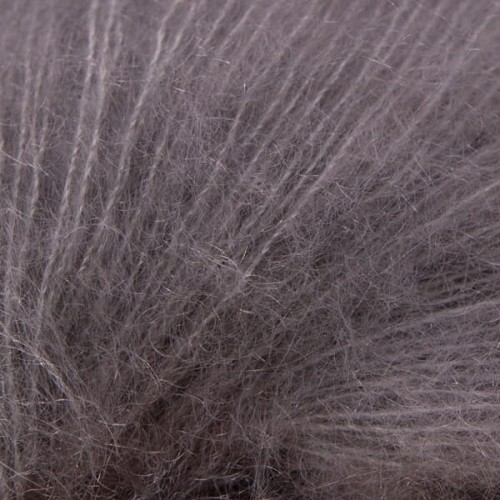 Włóczka GABO WOOL MOHSILKO 4400 szary pył, moher, jedwab, merino