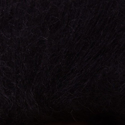Włóczka GABO WOOL MOHSILKO 500 czerń, moher, jedwab, merino