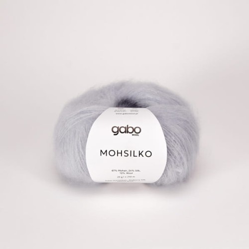 Włóczka GABO WOOL MOHSILKO 4442 niebieski kryształ