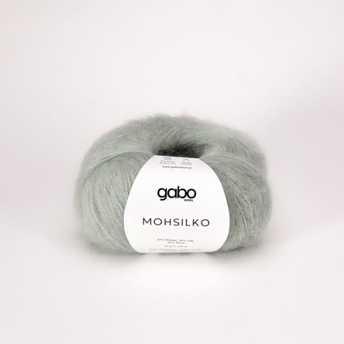 Włóczka GABO WOOL MOHSILKO 4268 szałwia