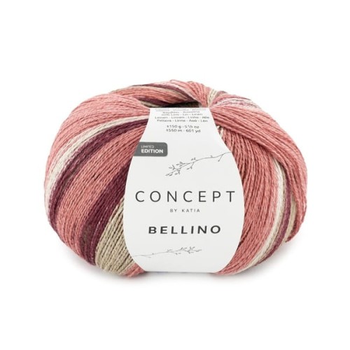 Włóczka Katia Concept Bellino 150g, 201 Ochra-Rdzawy-Benzyna