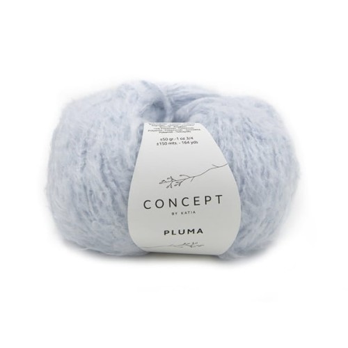Włóczka Katia Concept Pluma, 74 jasno niebieski