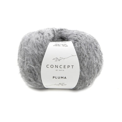 Włóczka Katia Concept Pluma, 79 szary