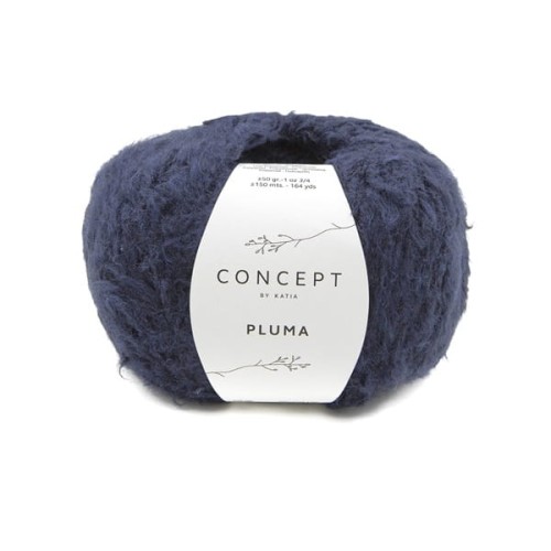 Włóczka Katia Concept Pluma, 80 granatowy