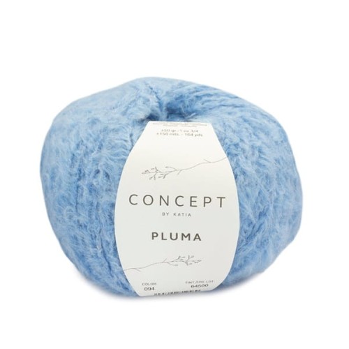 Włóczka Katia Concept Pluma, 94 niebieski