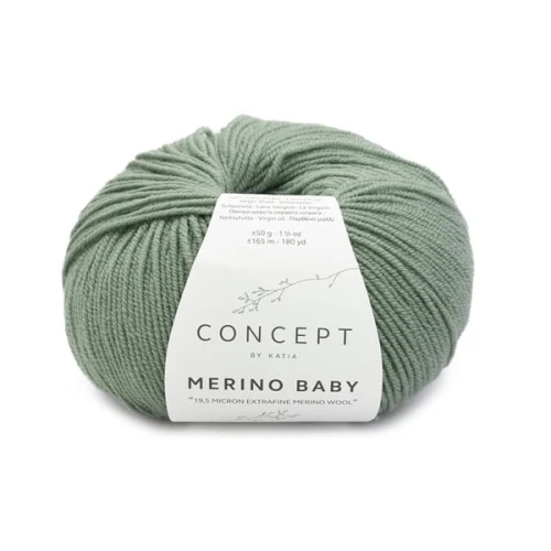 wloczka-merinobaby-dzianina-merino-extrafine-szalwia-zielona-jesien-zima-katia-157-fhd.jpg  Włóczka Katia Concept Merino Baby, 157 szałwia