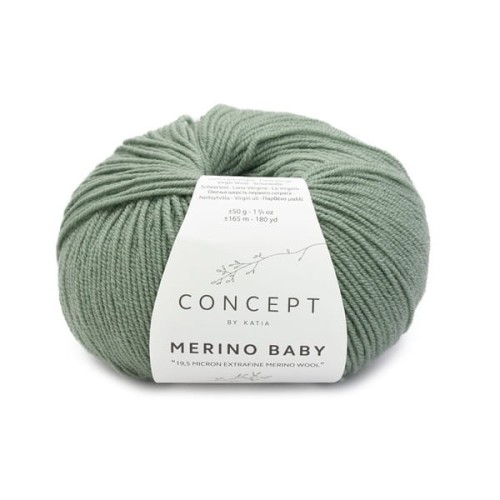 Włóczka Katia Concept Merino Baby, 157 szałwia
