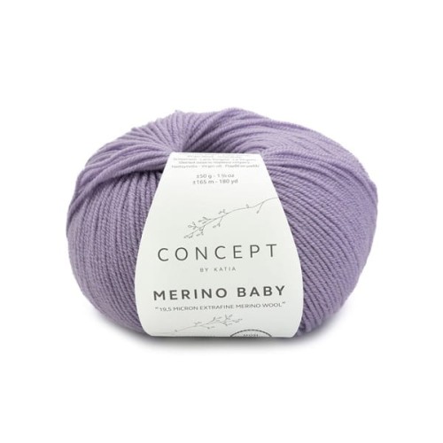 Włóczka Katia Concept Merino Baby, 158 lawenda