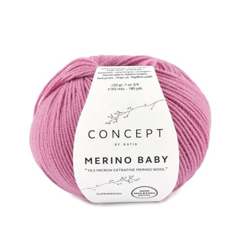 Włóczka Katia Concept Merino Baby, 46 różowy