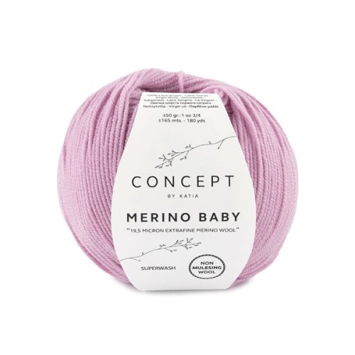 Włóczka Katia Concept Merino Baby, 69 średni róż