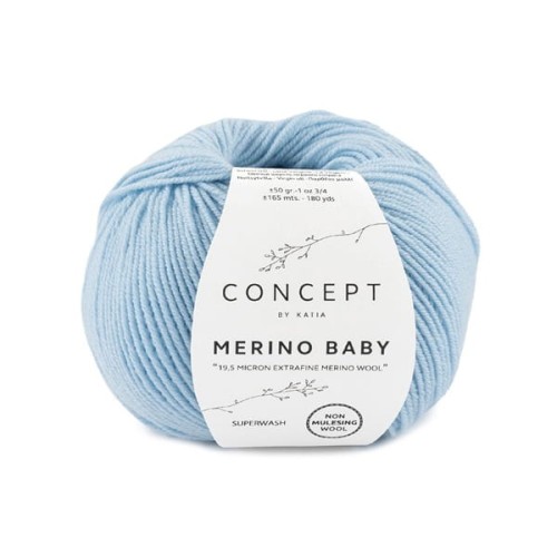 Włóczka Katia Concept Merino Baby, 8 błękitny