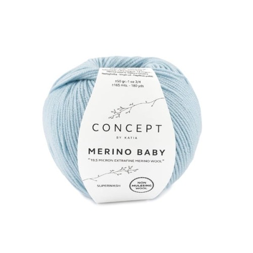 Włóczka Katia Concept Merino Baby, 80 jasny jeans