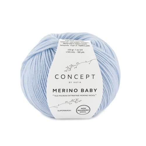 Włóczka Katia Concept Merino Baby, 93 błękitny
