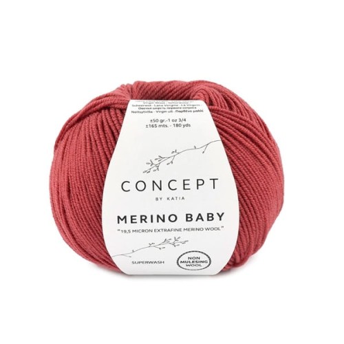 Włóczka Katia Concept Merino Baby, 94 malinowy